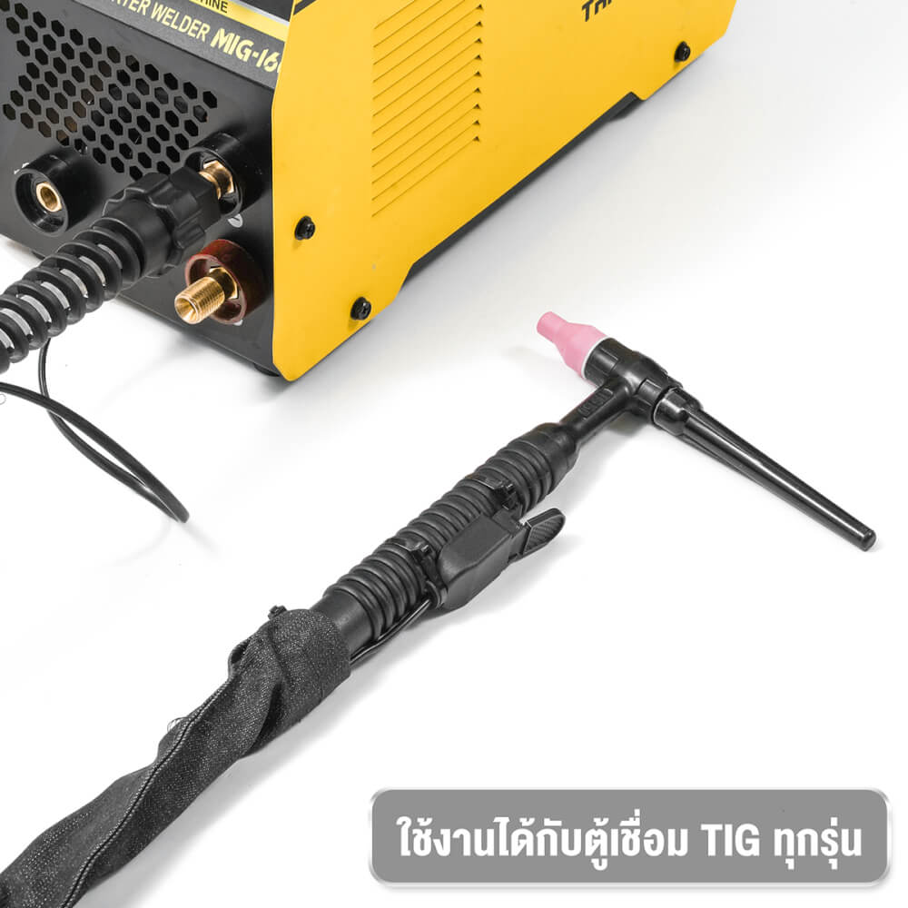 สายเชื่อมอาร์กอน TIG พร้อมหัว DELTON รุ่น TG-004M ความยาว 4 เมตร_3